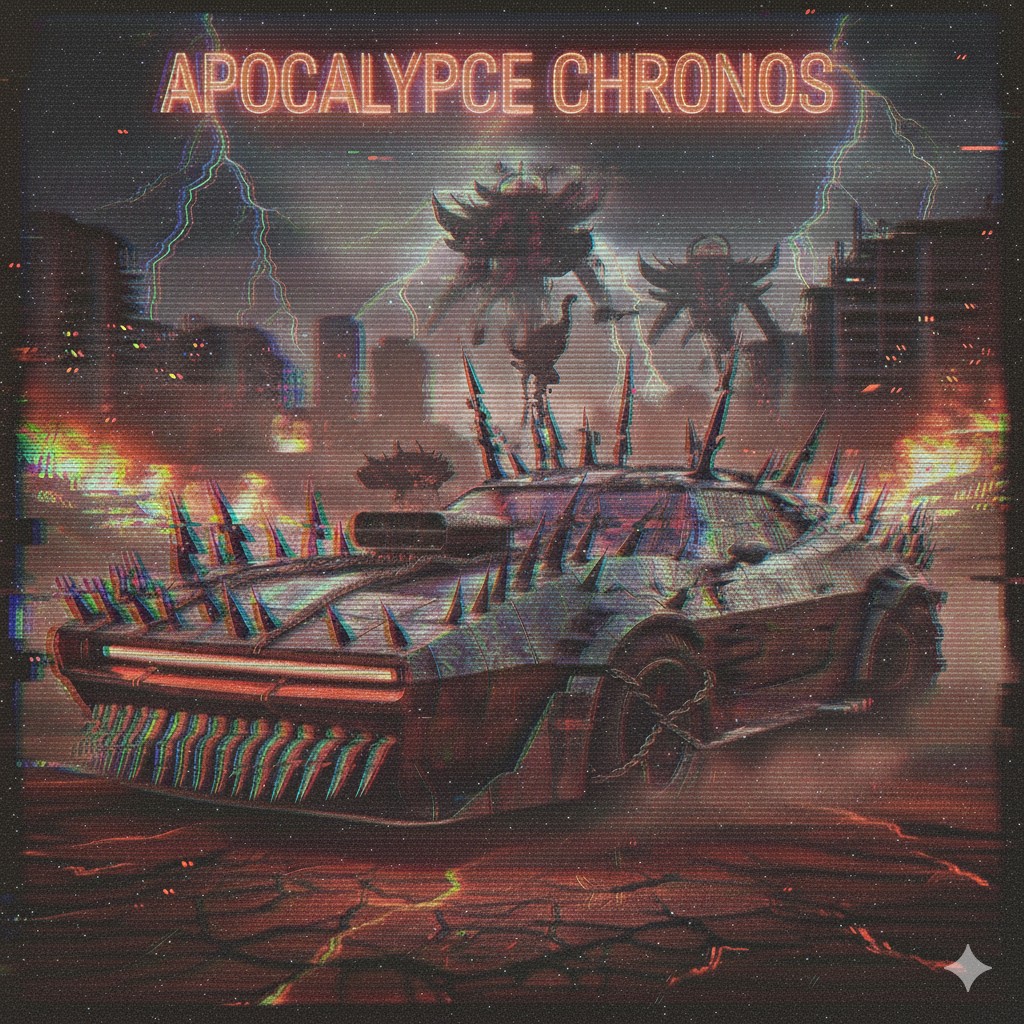 Image of a car made by the devil.